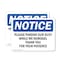 Signmission Please Pardon Our Dust While We Remodel, 7 in W x Rectangle, Vinyl Decal OS-2PACK-NS-D-57-L-17545 - alternate 1